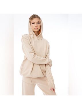 ELLANDEMM Long Sleeve Oversized Hoodie